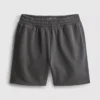 Pantaloni scurți spălați, cu talie elastică Pantaloni scurți spălați, cu talie elastică