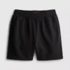 Pantaloni scurți spălați, cu talie elastică Pantaloni scurți spălați, cu talie elastică
