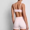 Pantaloni scurți sport cu talie înaltă, cu imprimeu în carouri