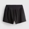 Pantaloni scurți sport din țesătură, care modelează silueta