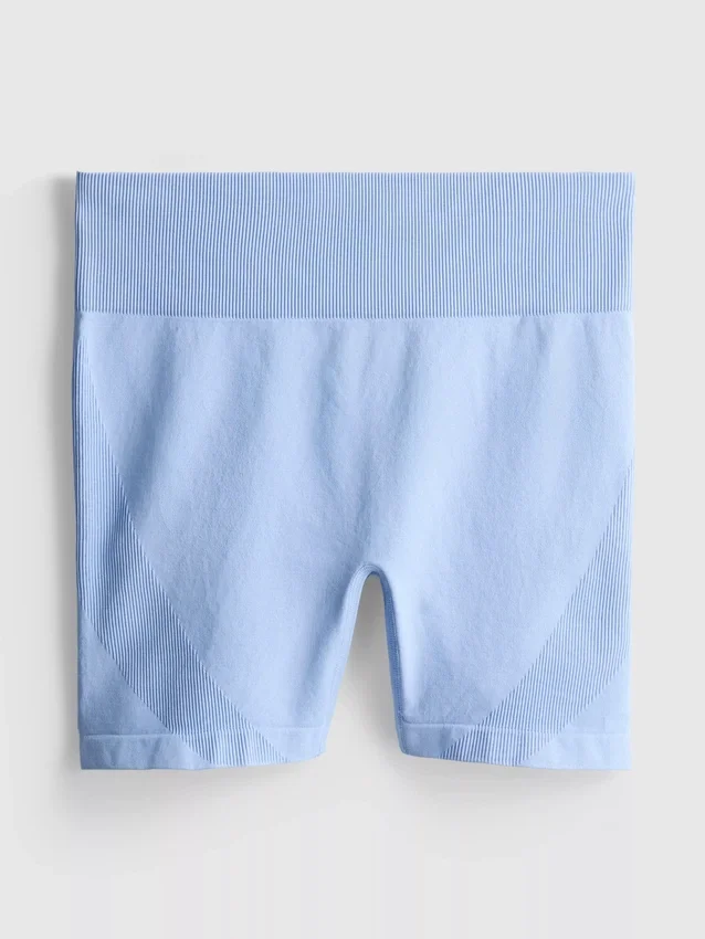 Pantaloni scurți sport fără cusături, cu efect de strângere Pantaloni scurți sport fără cusături, cu efect de strângere