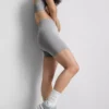 Pantaloni scurți sport fără cusături, cu luciu intens Pantaloni scurți sport fără cusături, cu luciu intens