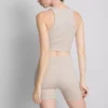 Pantaloni scurți sport fără cusături, cu nervuri Pantaloni scurți sport fără cusături, cu nervuri