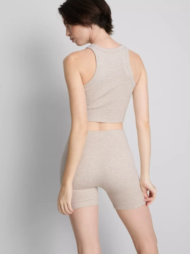 Pantaloni scurți sport fără cusături, cu nervuri Pantaloni scurți sport fără cusături, cu nervuri