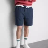 Pantaloni scurți texturați cu șnur Pantaloni scurți texturați cu șnur