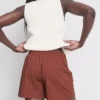 Pantaloni scurți texturați cu șnur Pantaloni scurți texturați cu șnur