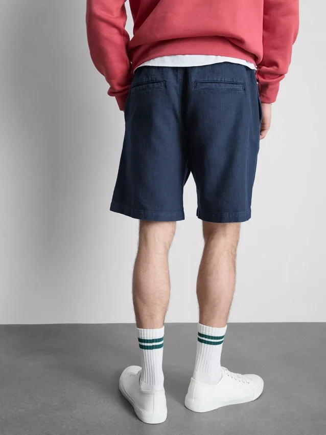 Pantaloni scurți texturați cu șnur Pantaloni scurți texturați cu șnur