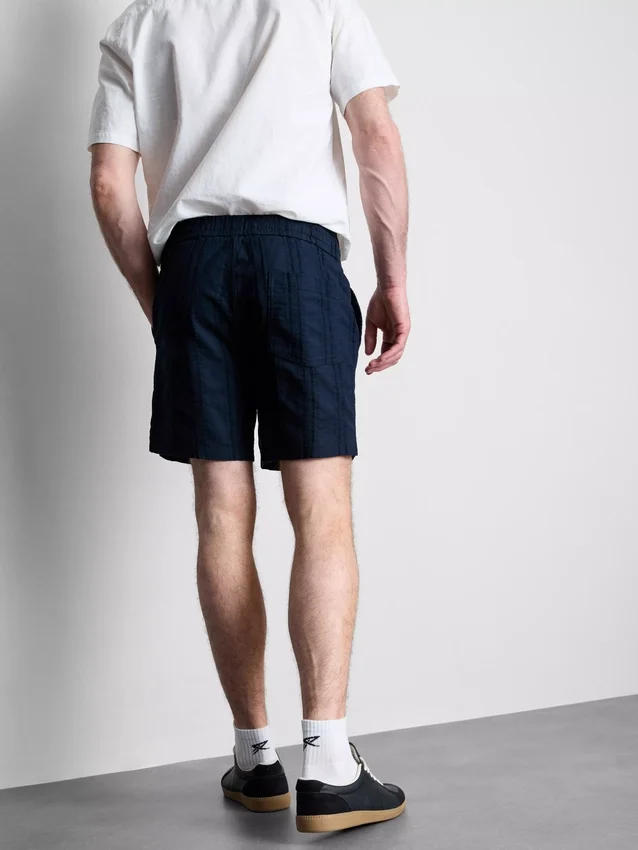 Pantaloni scurți texturați cu șnur Pantaloni scurți texturați cu șnur