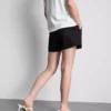 Pantaloni scurți texturați cu șnur Pantaloni scurți texturați cu șnur