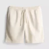 Pantaloni scurți texturați cu șnur Pantaloni scurți texturați cu șnur