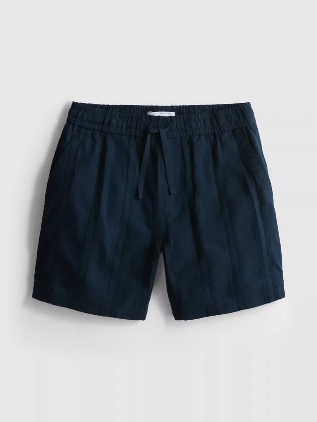 Pantaloni scurți texturați cu șnur Pantaloni scurți texturați cu șnur