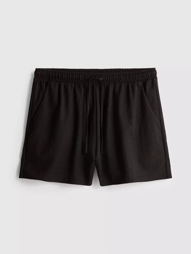 Pantaloni scurți texturați cu șnur Pantaloni scurți texturați cu șnur
