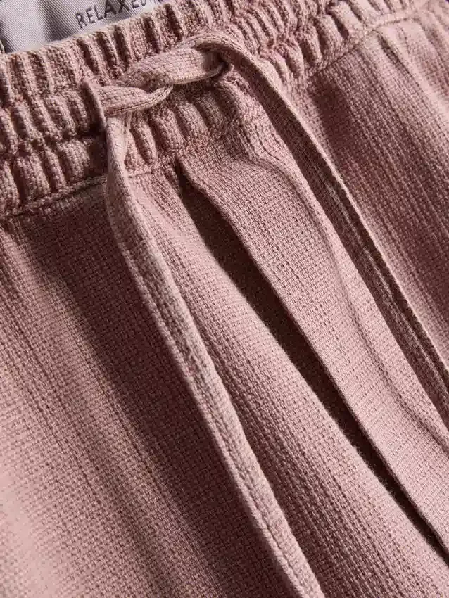 Pantaloni scurți texturați cu șnur Pantaloni scurți texturați cu șnur