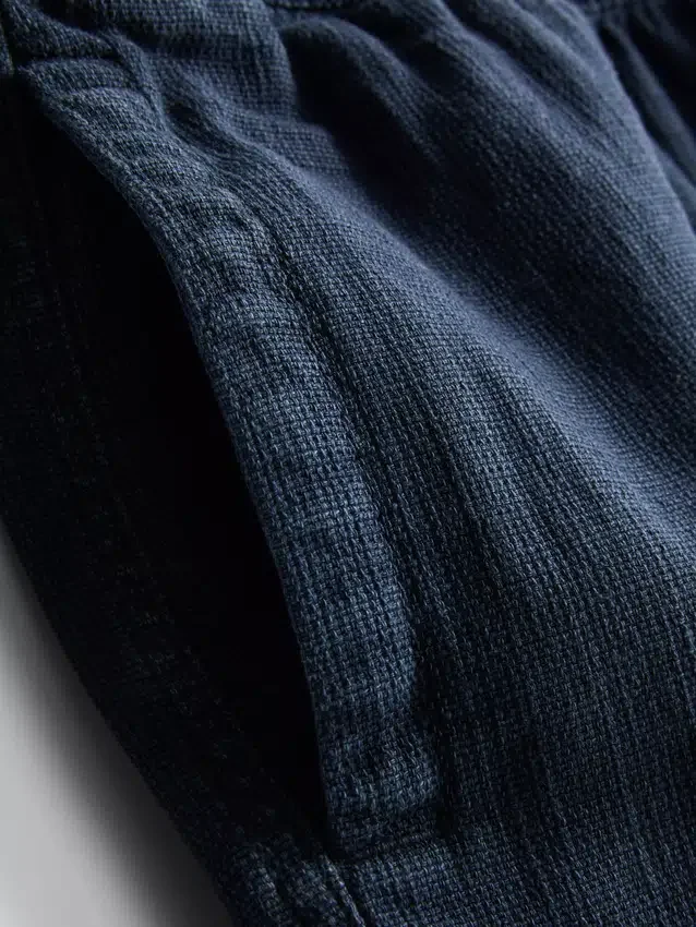 Pantaloni scurți texturați cu șnur Pantaloni scurți texturați cu șnur