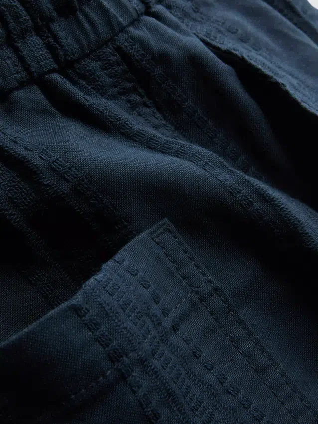 Pantaloni scurți texturați cu șnur Pantaloni scurți texturați cu șnur