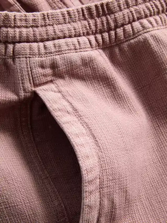 Pantaloni scurți texturați cu șnur Pantaloni scurți texturați cu șnur