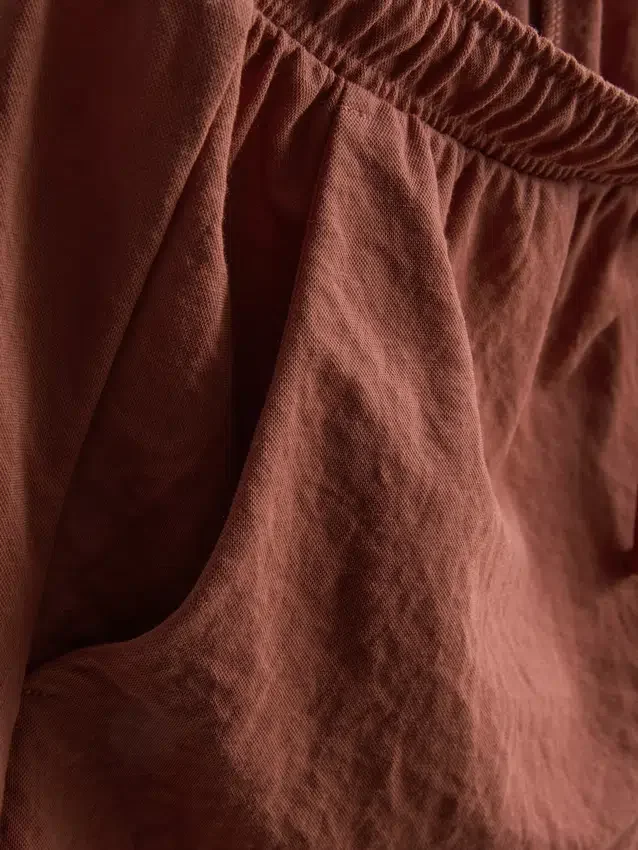 Pantaloni scurți texturați cu șnur Pantaloni scurți texturați cu șnur