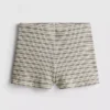 Pantaloni scurți tricotati cu dungi de la Paula Echevarría