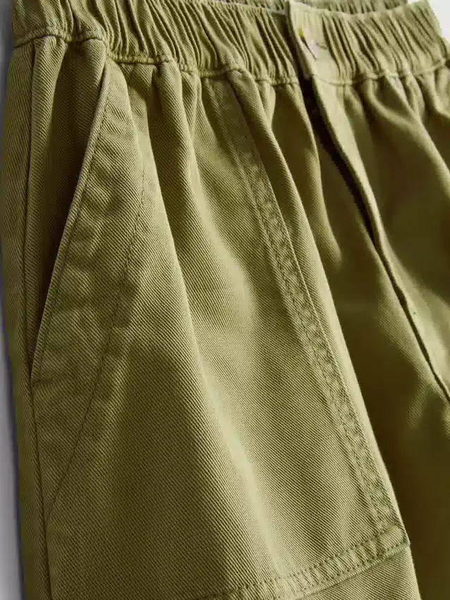 Pantaloni scurți utilitari din denim de bumbac Pantaloni scurți utilitari din denim de bumbac
