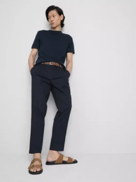 Pantaloni slim fit cu finisaj pufos „The Edit” Pantaloni slim fit cu finisaj pufos „The Edit”