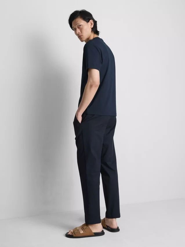 Pantaloni slim fit cu finisaj pufos „The Edit” Pantaloni slim fit cu finisaj pufos „The Edit”
