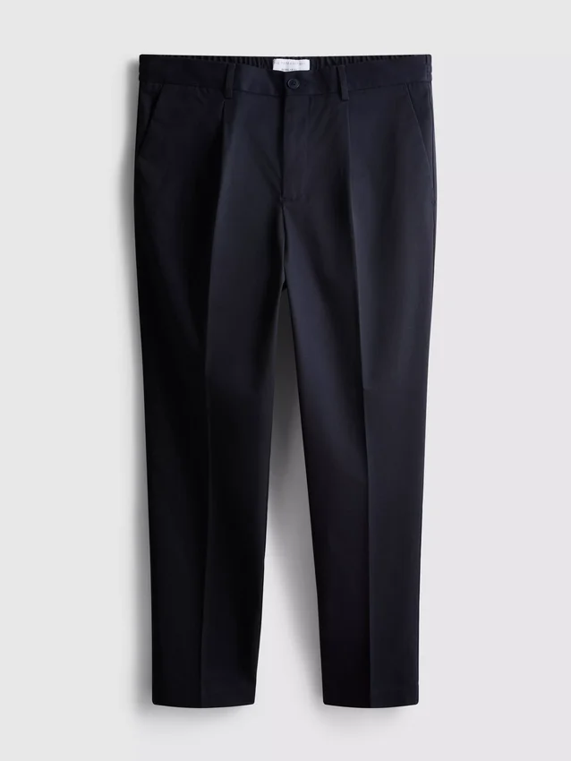 Pantaloni slim fit cu finisaj pufos „The Edit” Pantaloni slim fit cu finisaj pufos „The Edit”