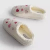 Papuci de Casă din fleece cu inimioare Papuci de Casă din fleece cu inimioare