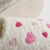 Papuci de Casă din fleece cu inimioare Papuci de Casă din fleece cu inimioare