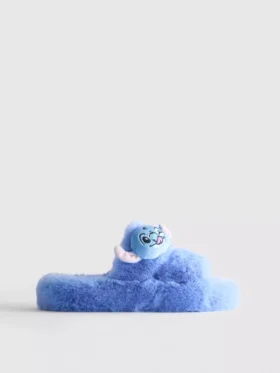 Papuci de Casă pufoși cu două curele „Stitch” de la Disney