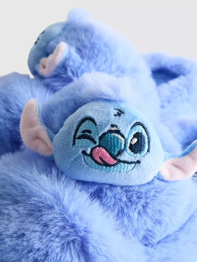 Papuci de Casă pufoși cu două curele „Stitch” de la Disney Papuci de Casă pufoși cu două curele „Stitch” de la Disney