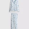 Pijamale boyfriend cu dungi Stitch de la Disney Pijamale boyfriend cu dungi Stitch de la Disney