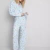Pijamale boyfriend cu imprimeu Ice Age Pijamale boyfriend cu imprimeu Ice Age
