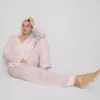 Pijamale „boyfriend” din jersey cu dungi Pijamale „boyfriend” din jersey cu dungi