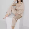 Pijamale „boyfriend” din satin Pijamale „boyfriend” din satin