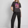 Pijamale Bratz din bumbac cu imprimeu leopard Pijamale Bratz din bumbac cu imprimeu leopard