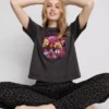 Pijamale Bratz din bumbac cu imprimeu leopard Pijamale Bratz din bumbac cu imprimeu leopard
