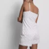 Pijamale cami cu bordură din dantelă Pijamale cami cu bordură din dantelă