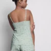 Pijamale cami cu bordură din dantelă Pijamale cami cu bordură din dantelă