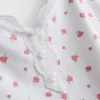 Pijamale cami cu bordură din dantelă Pijamale cami cu bordură din dantelă