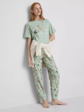 Pijamale cu imprimeu Bambi de la Disney