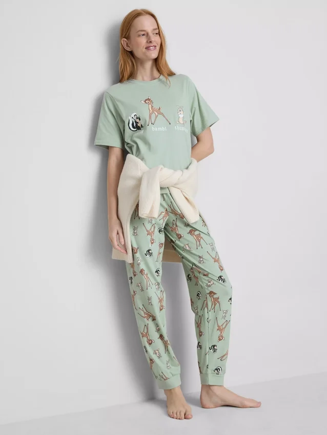 Pijamale cu imprimeu Bambi de la Disney Pijamale cu imprimeu Bambi de la Disney