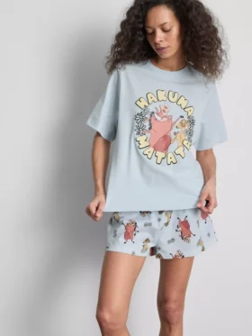 Pijamale cu imprimeu „Hakuna Matata” din filmul Disney „Regele Leu”