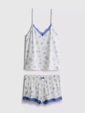 Pijamale cu pantaloni scurți și maiou