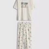 Pijamale cu personajul grafic Snoopy din Peanuts Pijamale cu personajul grafic Snoopy din Peanuts