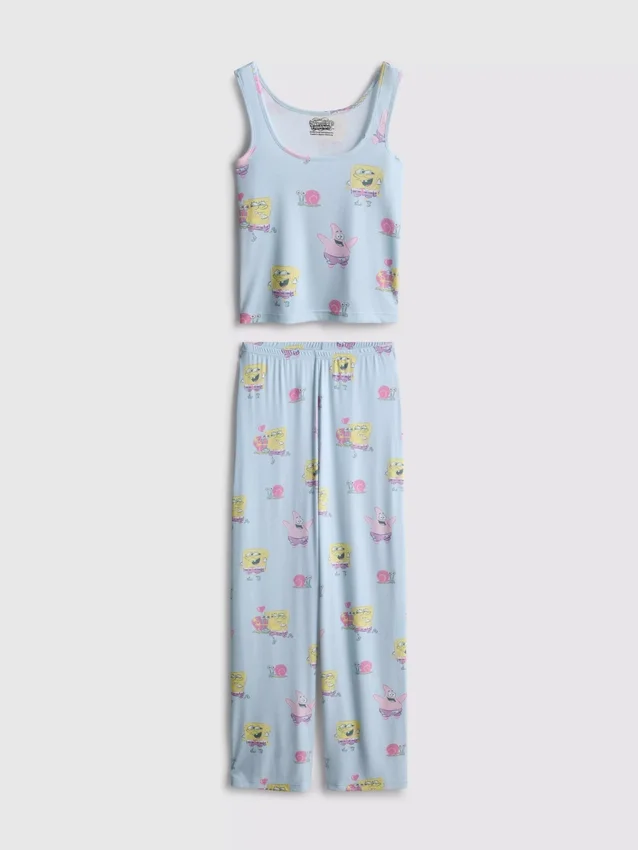 Pijamale cu personajul SpongeBob SquarePants, cu nervuri Pijamale cu personajul SpongeBob SquarePants, cu nervuri
