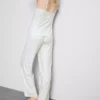 Pijamale cu top tip cami cu fundă din satin imprimat Pijamale cu top tip cami cu fundă din satin imprimat
