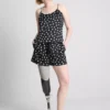 Pijamale cu top tip cami și pantaloni scurți Pijamale cu top tip cami și pantaloni scurți