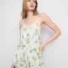 Pijamale cu top tip cami și pantaloni scurți Pijamale cu top tip cami și pantaloni scurți