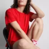Pijamale cu tricou și pantaloni scurți Pijamale cu tricou și pantaloni scurți