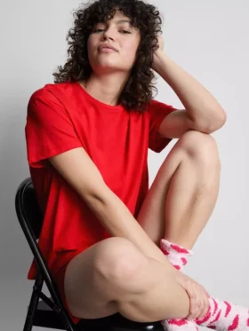 Pijamale cu tricou și pantaloni scurți